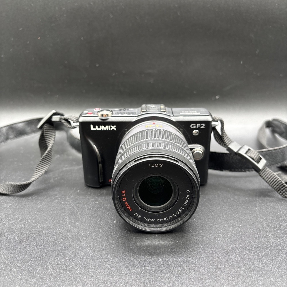 Panasonic LUMIX DMC-GF2 Mirrorless Digital Camera w/ 14-42mm Lens TESTED